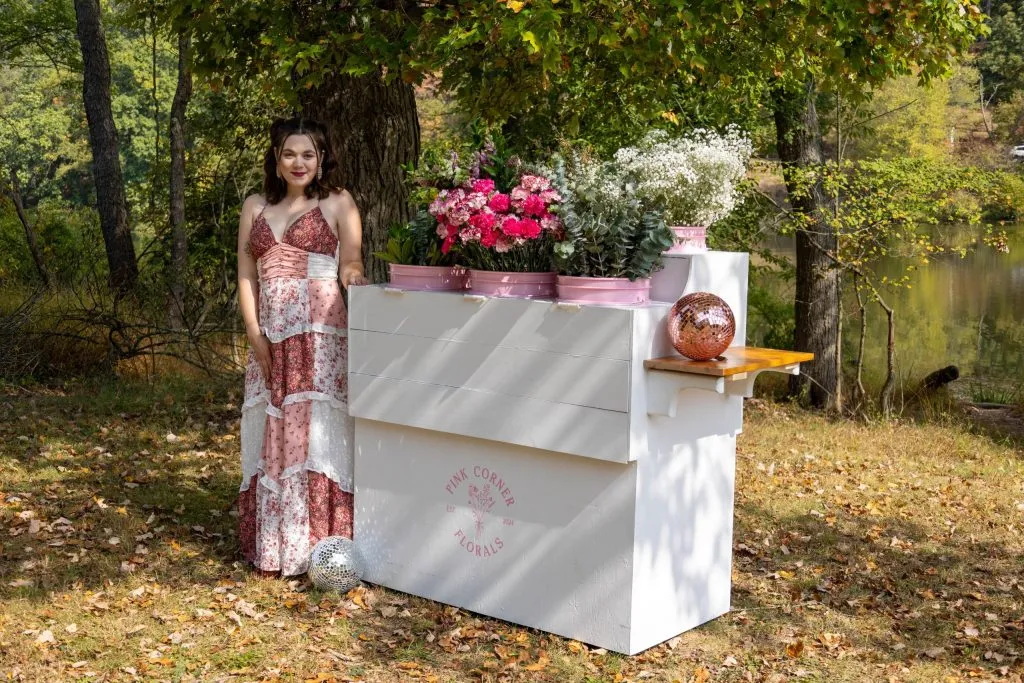 Morgan, founder of Pink Corner Florals